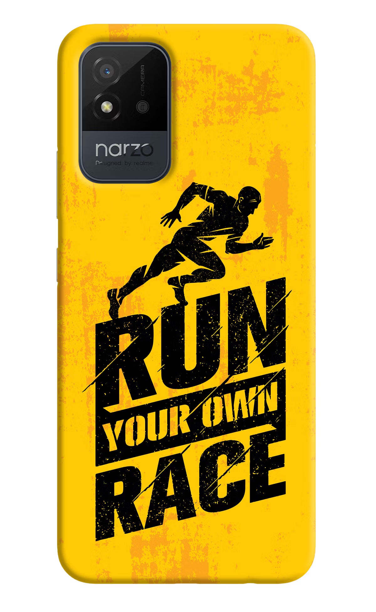 Run Your Own Race Realme Narzo 50i Back Cover