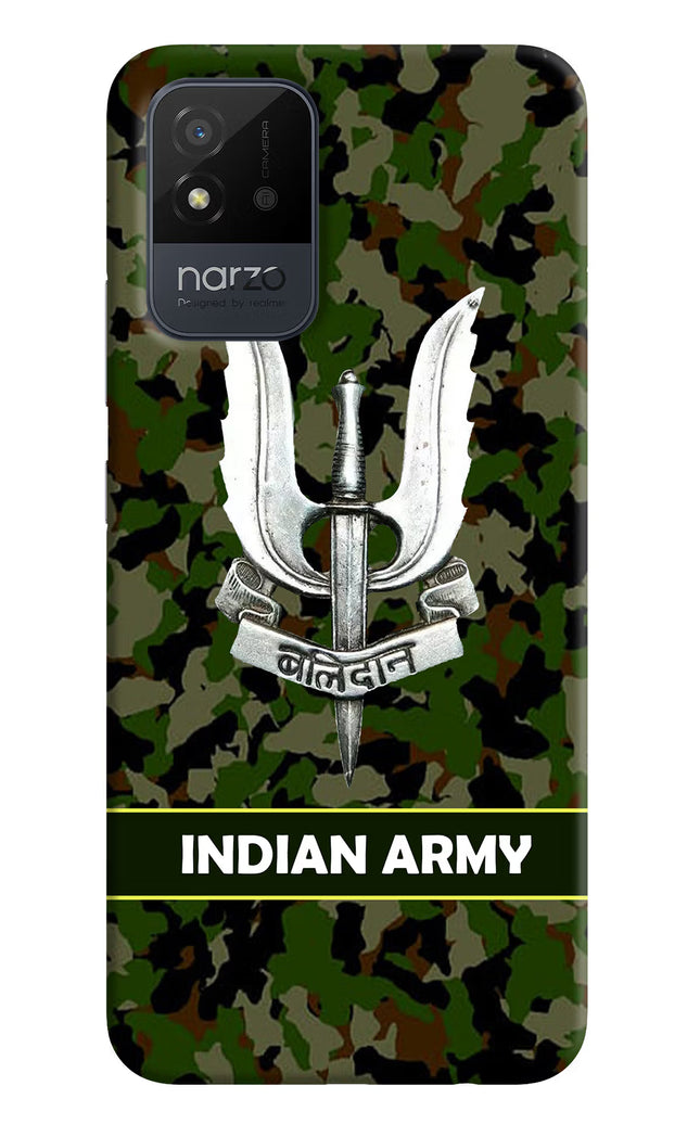 Balidan Indian Logo Realme Narzo 50i Back Cover
