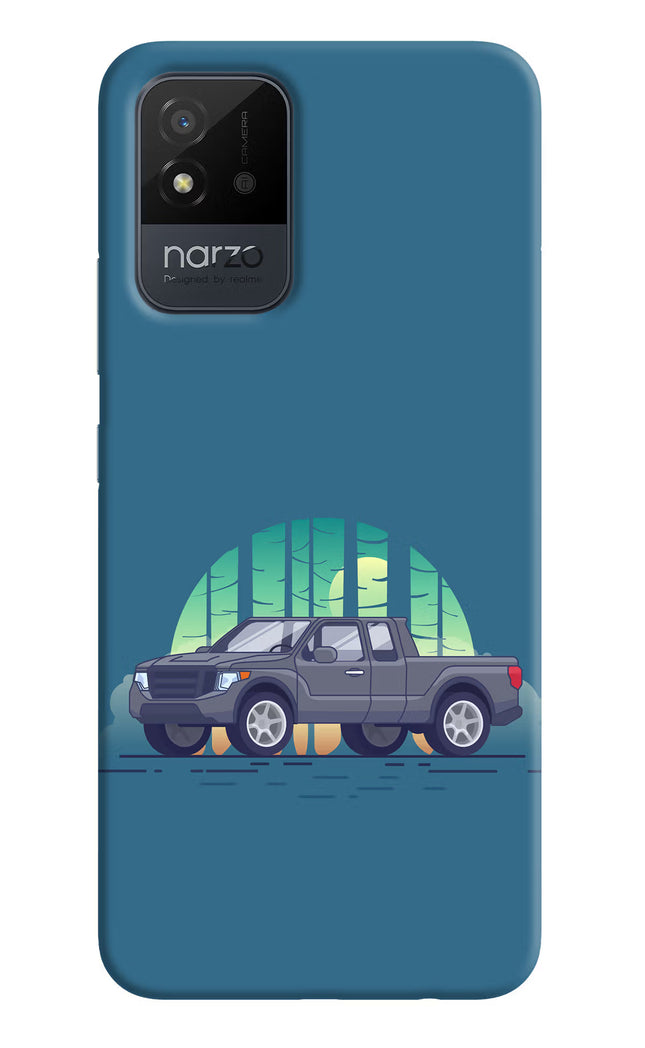 Retro Garage Vibe Realme Narzo 50i Back Cover