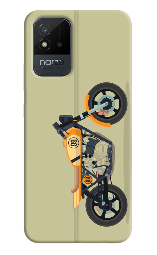 Vertical Speedster Realme Narzo 50i Back Cover