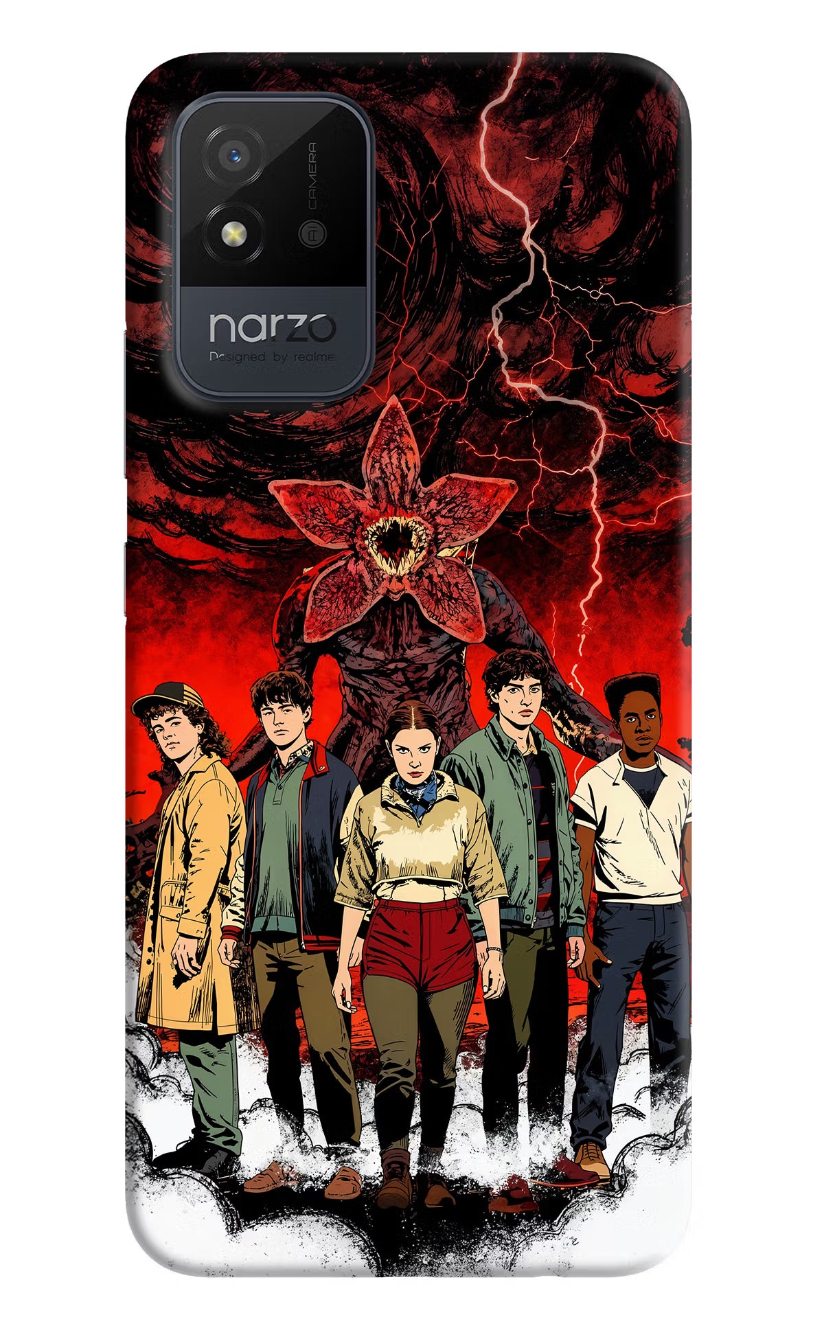 Ordinary Things Characters Realme Narzo 50i Hard Case Back Cover by Casekaro