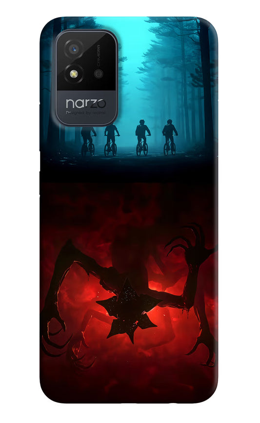 Ordinary Things Downside Up Realme Narzo 50i Hard Case Back Cover by Casekaro