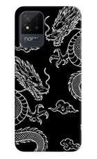 Twin Dragons Realme Narzo 50i Hard Case Back Cover by Casekaro