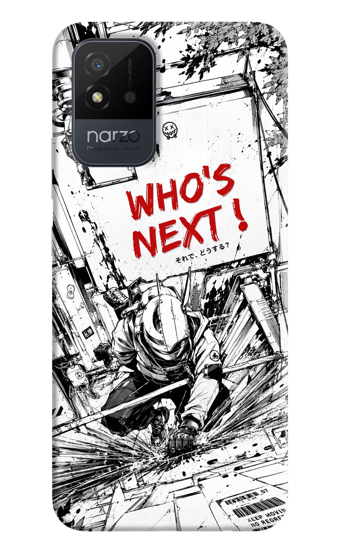 Who's Next Realme Narzo 50i Hard Case Back Cover by Casekaro