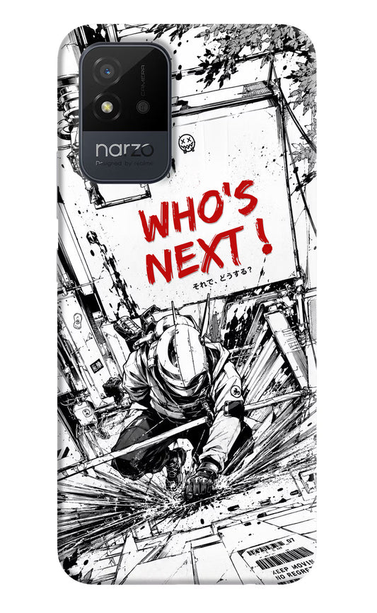 Who's Next Realme Narzo 50i Hard Case Back Cover by Casekaro