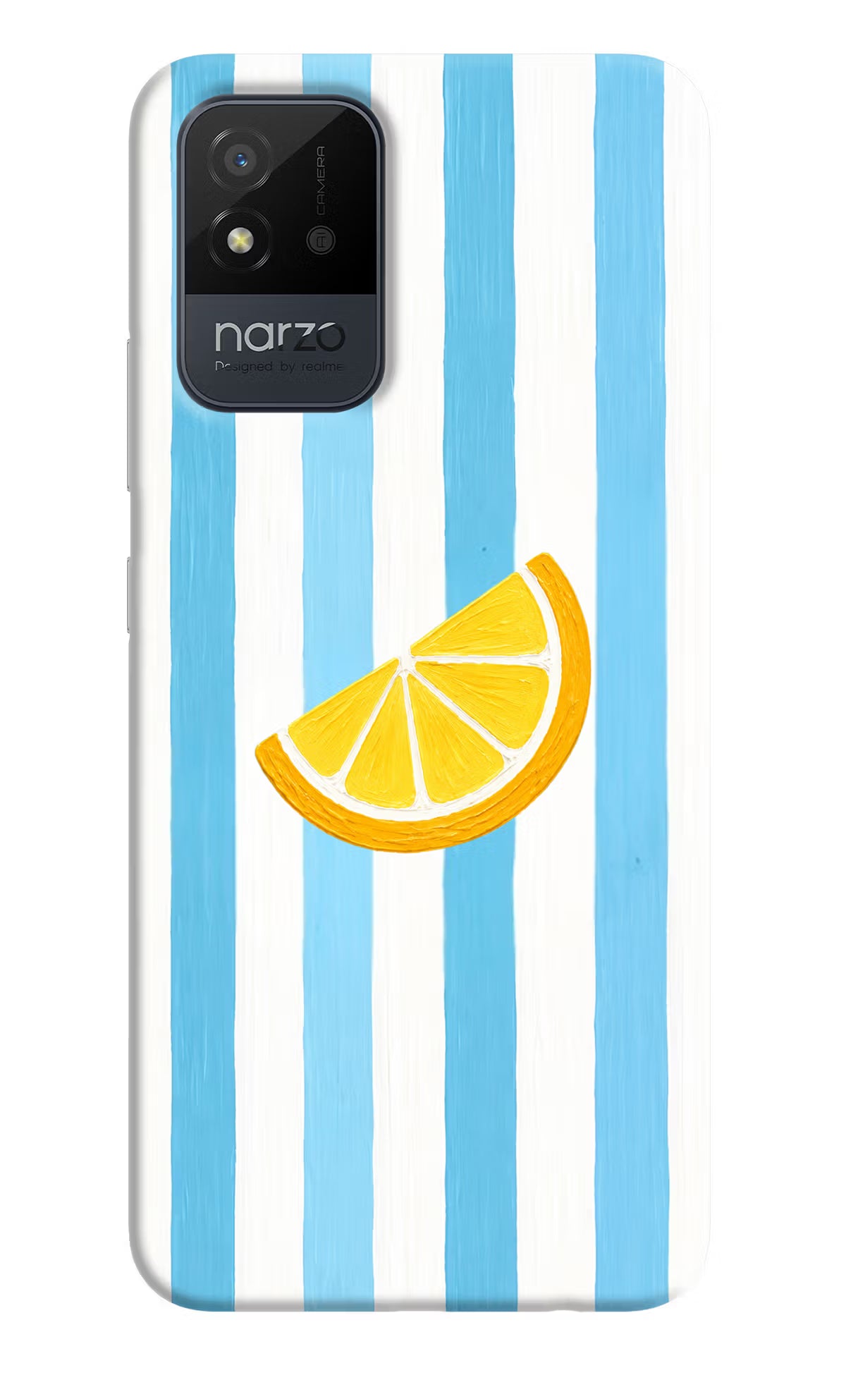 Summer Lemon Realme Narzo 50i Hard Case Back Cover by Casekaro