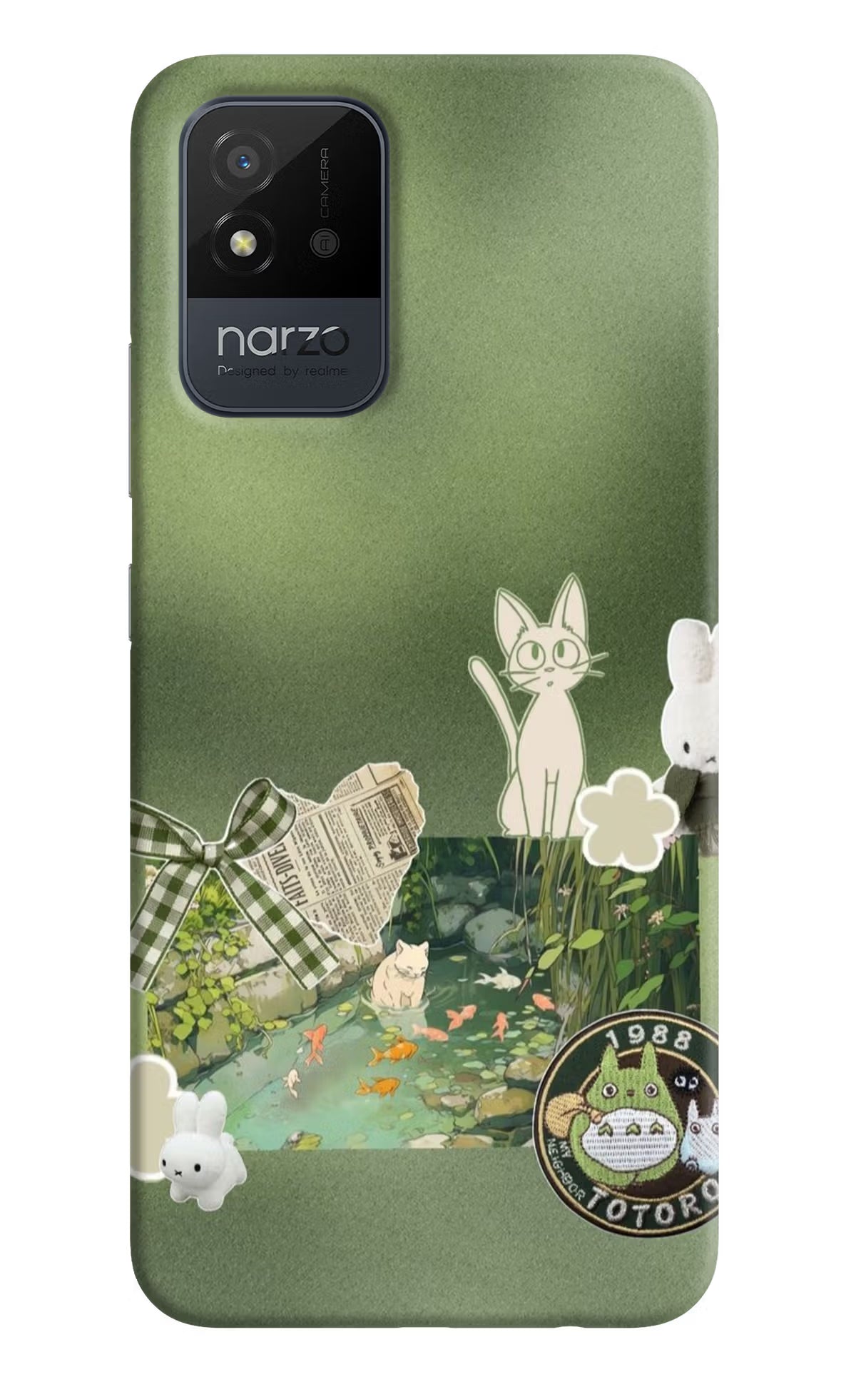 Aesthetic anime Realme Narzo 50i Back Cover