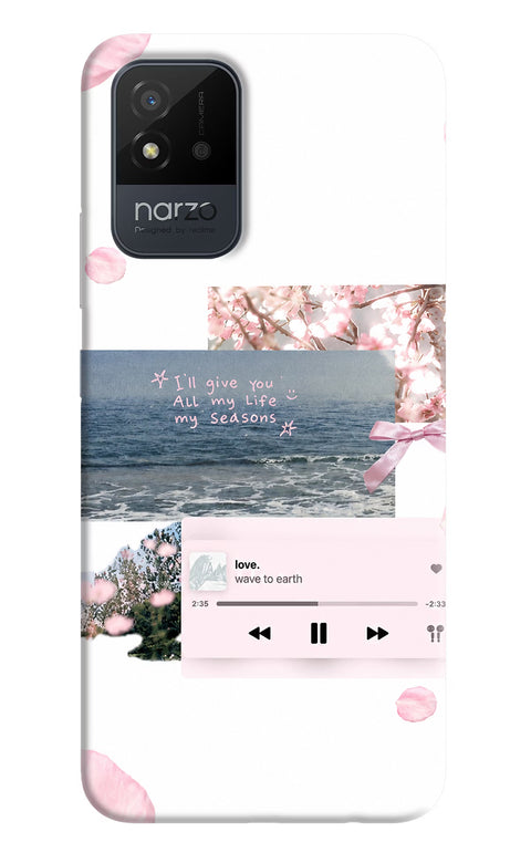 Wave to earth Realme Narzo 50i Back Cover