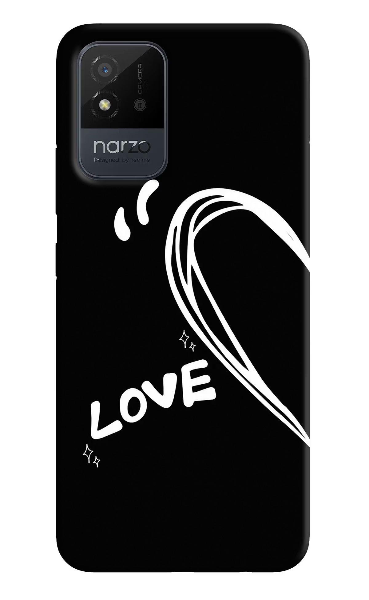 Love Line Realme Narzo 50i Back Cover