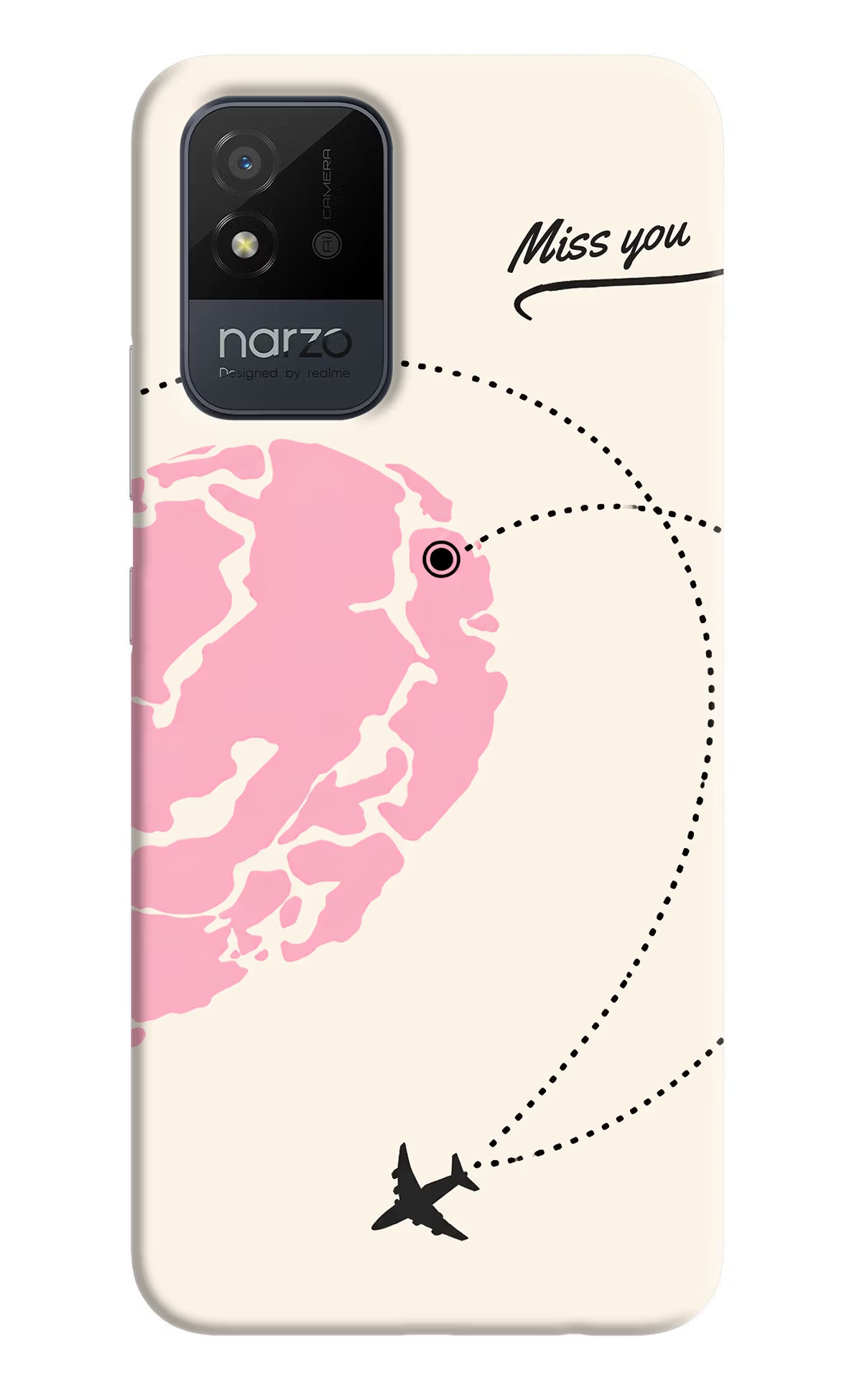 Miss Orbit Realme Narzo 50i Back Cover