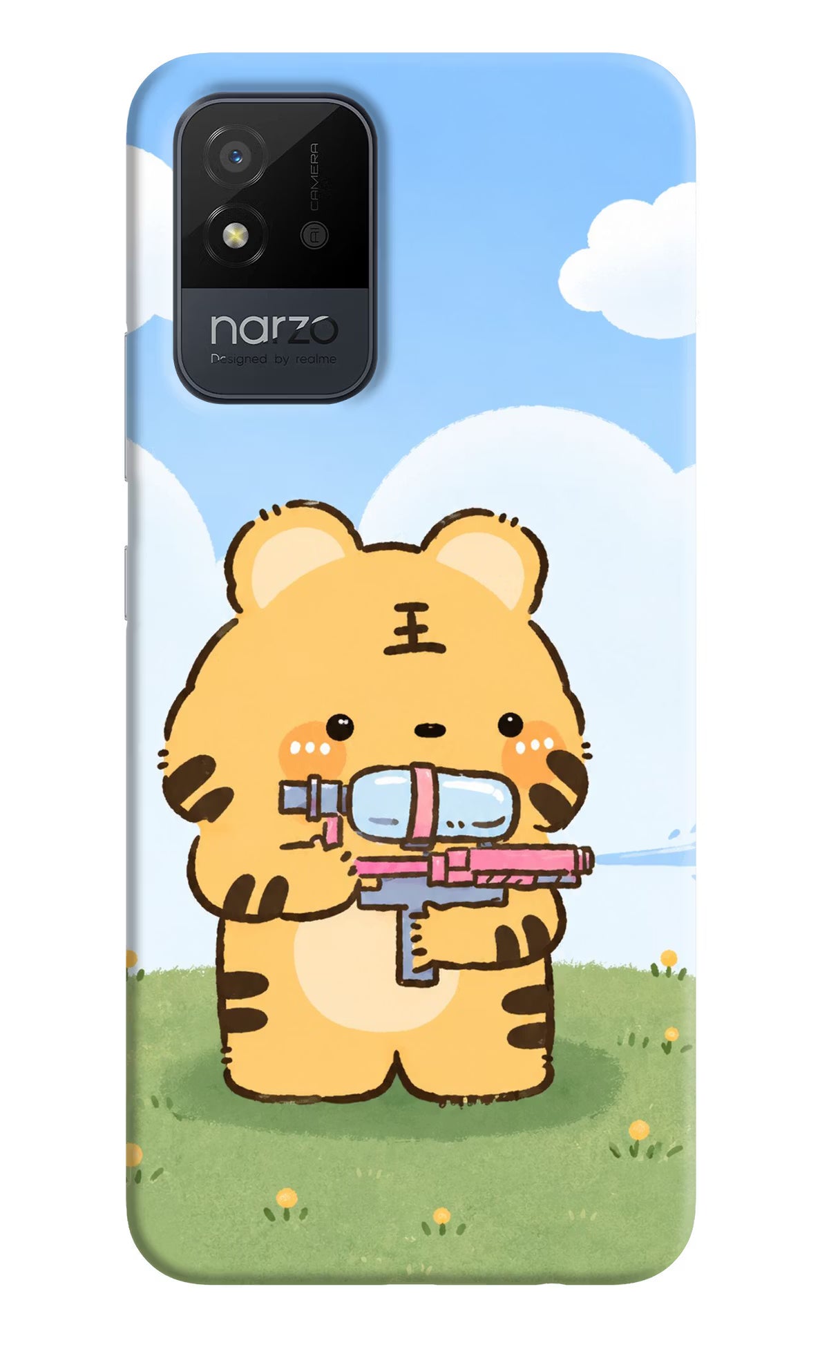 Tiger Treat Realme Narzo 50i Back Cover