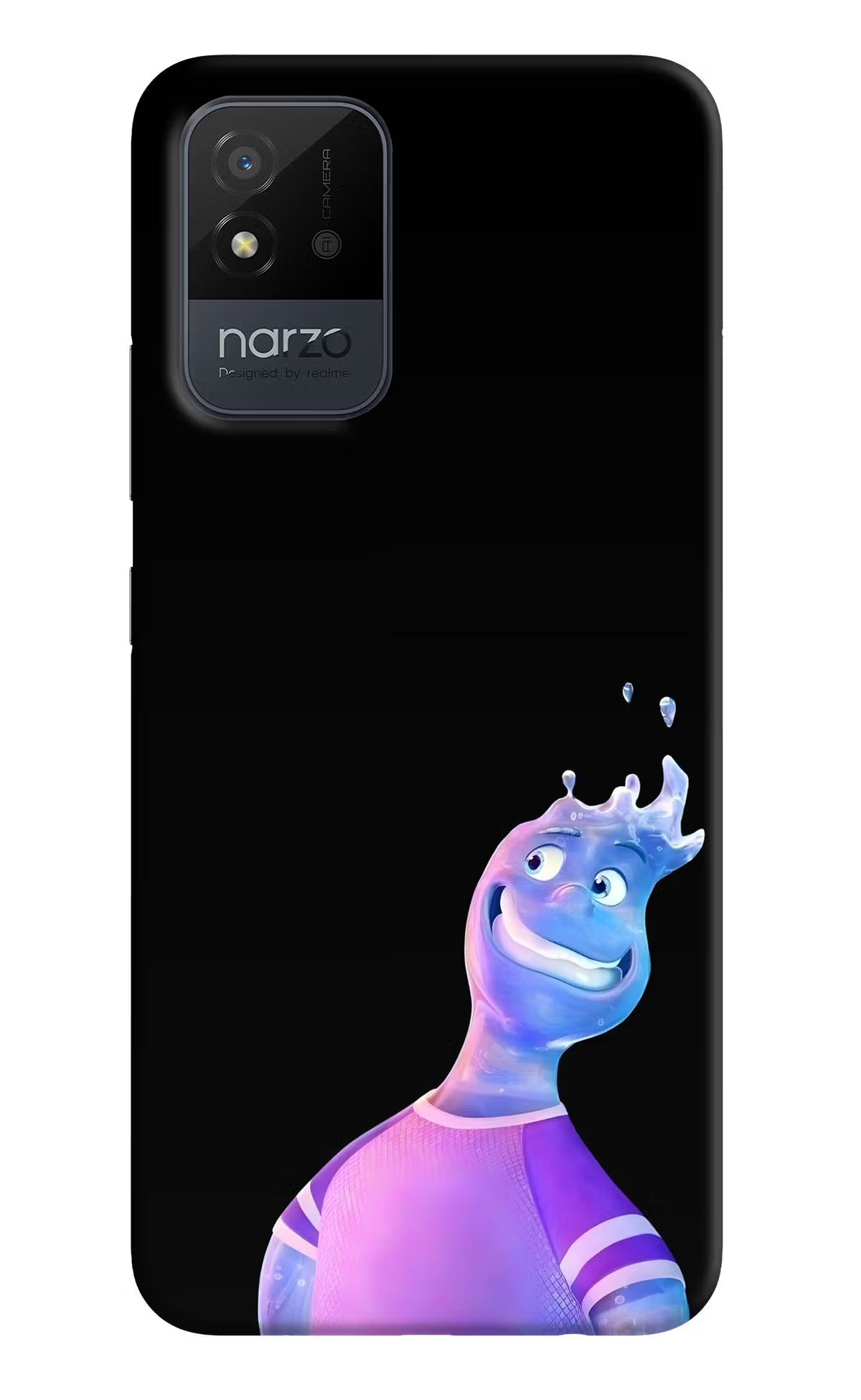 Wade Wave Realme Narzo 50i Back Cover