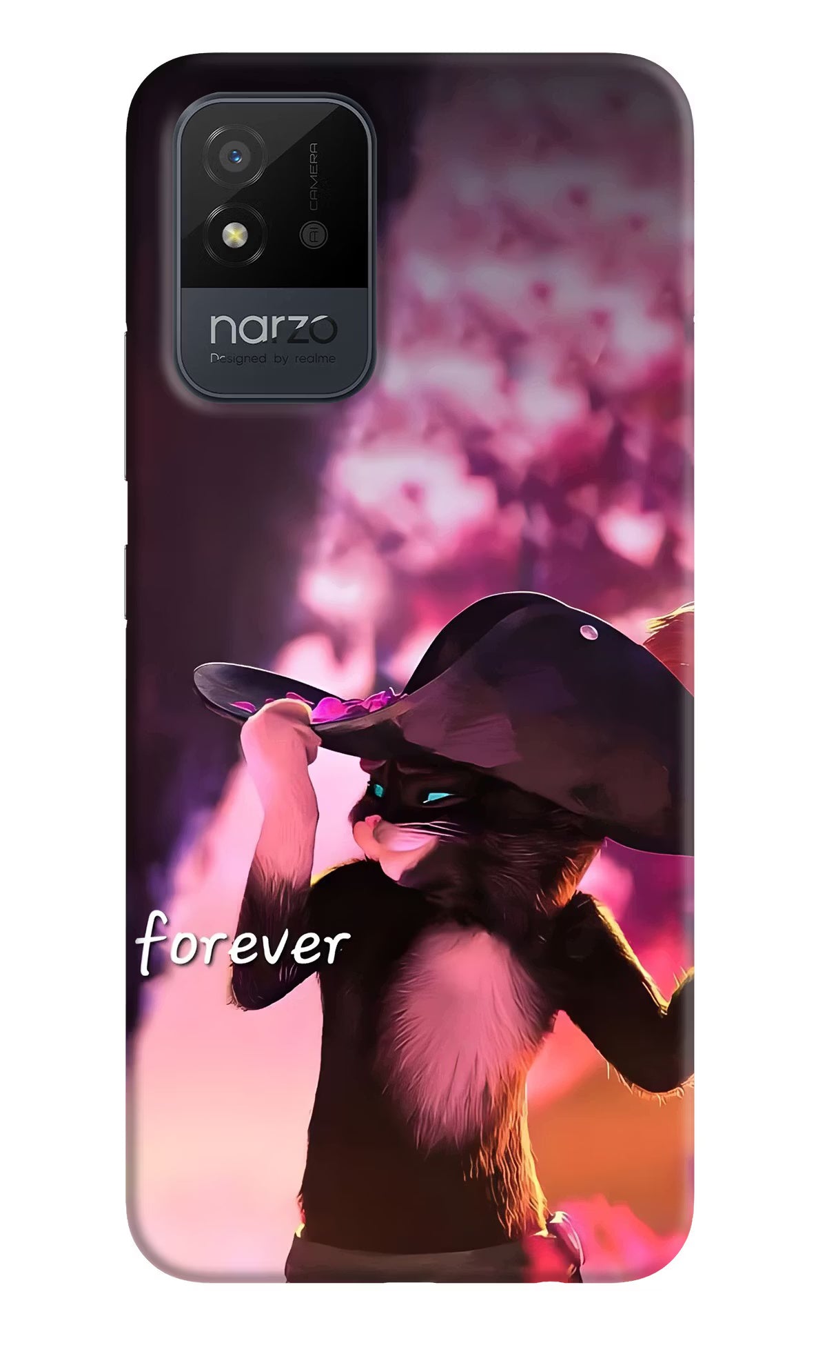 Forever Cat Realme Narzo 50i Back Cover