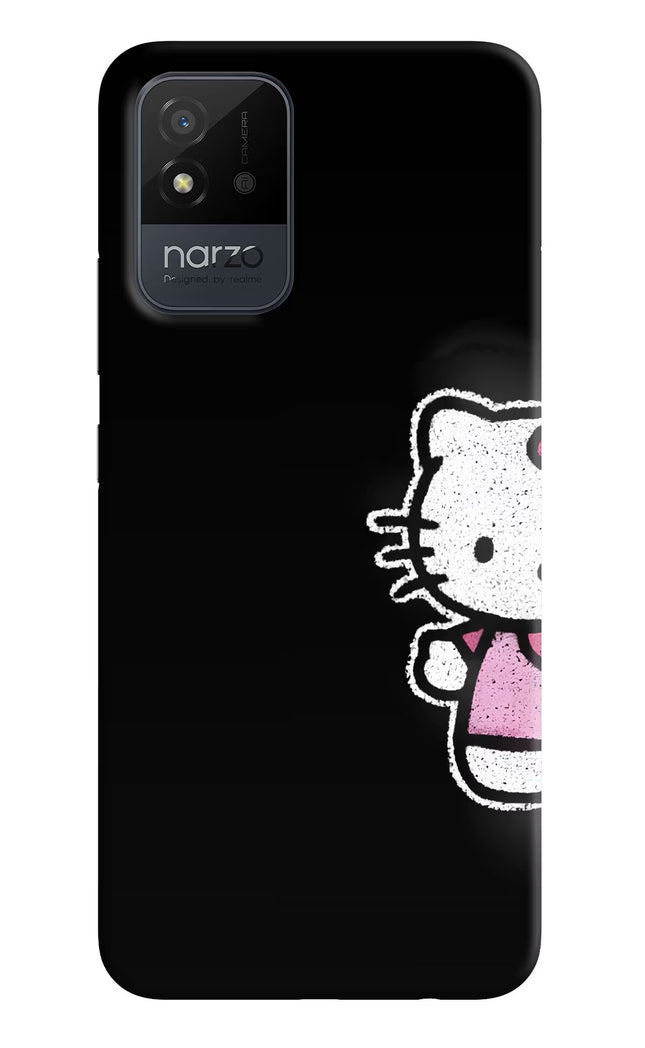 Kitty Charm Realme Narzo 50i Hard Case Back Cover by Casekaro