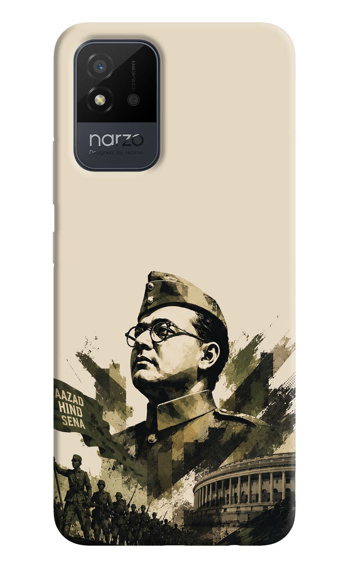Netaji Rising Realme Narzo 50i Back Cover