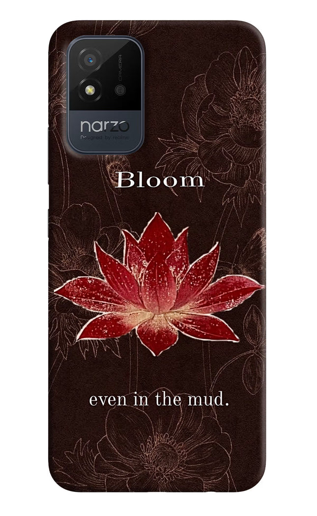 Bloom Realme Narzo 50i Hard Case Back Cover by Casekaro