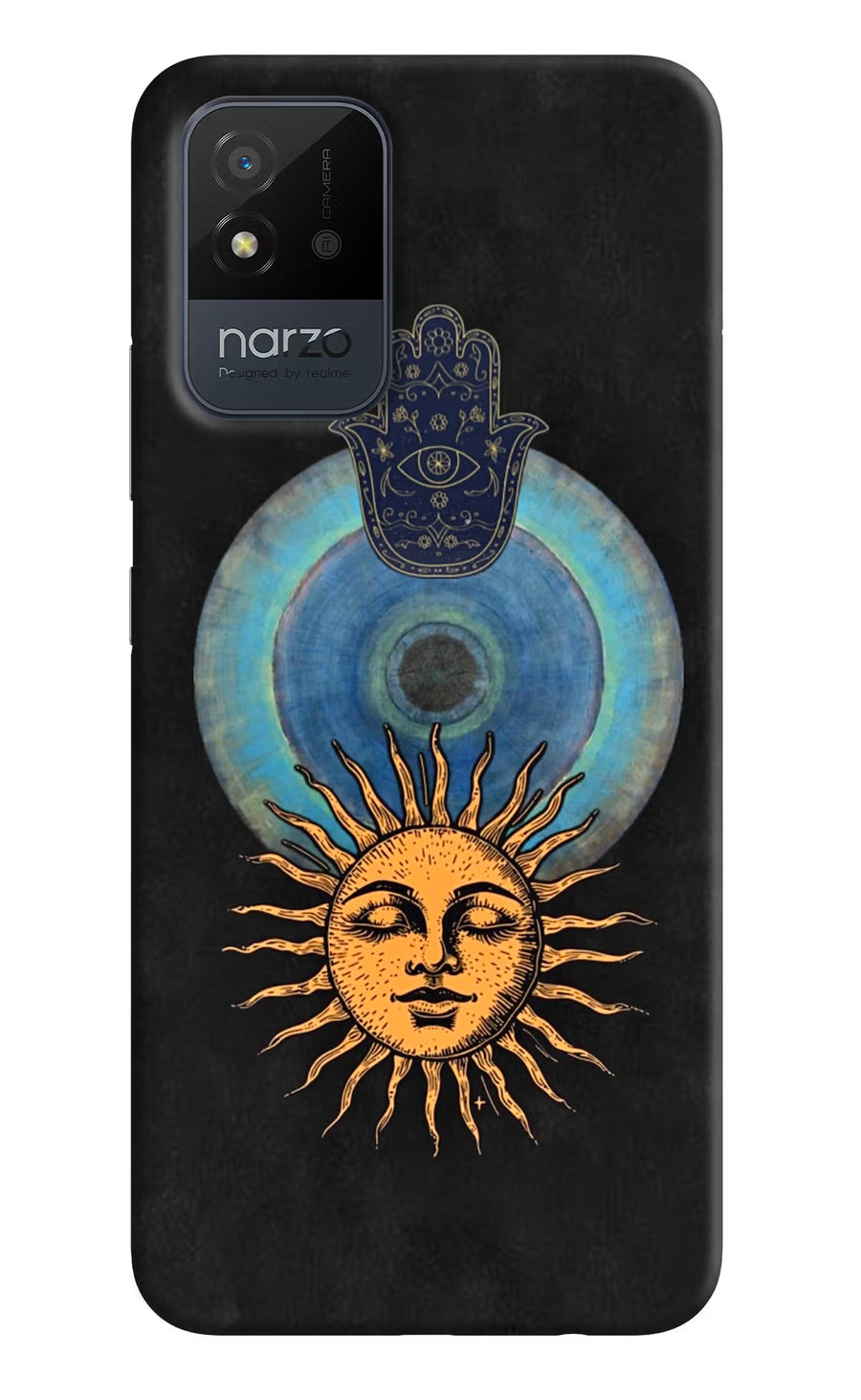 Divine Sun Realme Narzo 50i Back Cover, Hard case