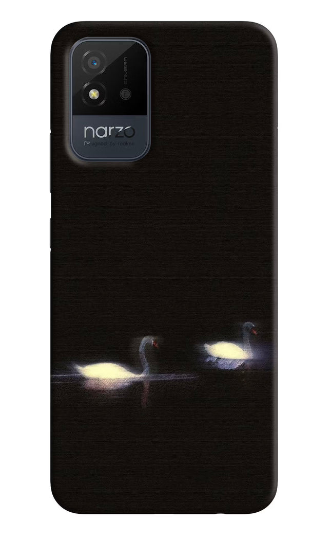 Silent Swans Realme Narzo 50i Hard Case Back Cover by Casekaro