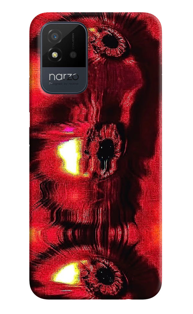 Fire Eye Realme Narzo 50i Hard Case Back Cover by Casekaro
