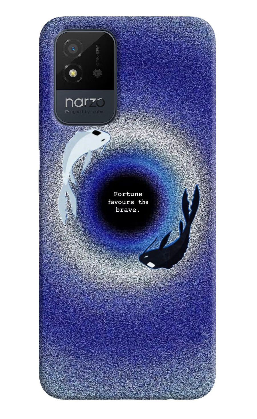 Dark Koi Realme Narzo 50i Back Cover, Hard case