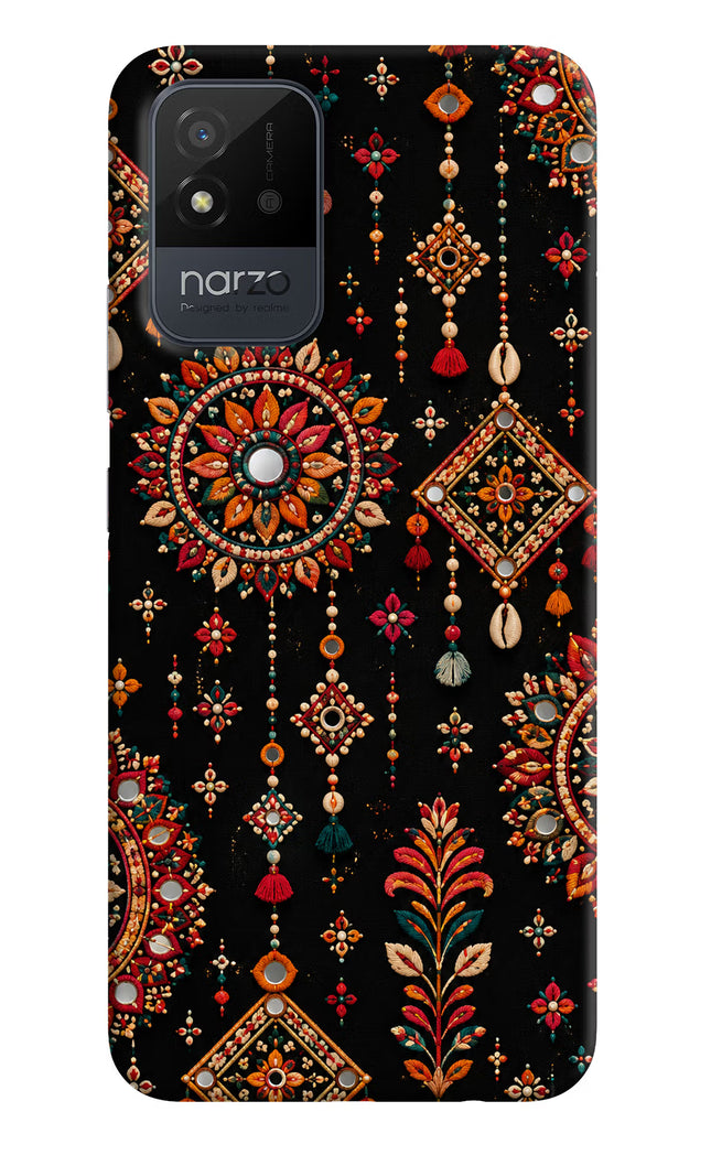 Boho Noir Realme Narzo 50i Hard Case Back Cover by Casekaro