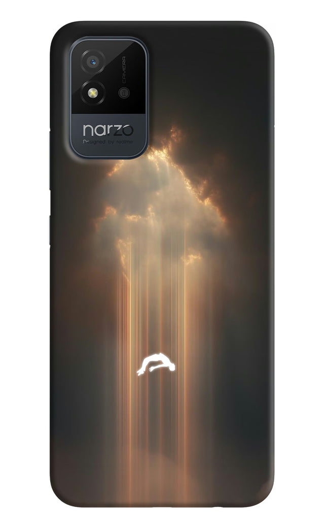 Heavenly Beam Realme Narzo 50i Hard Case Back Cover by Casekaro