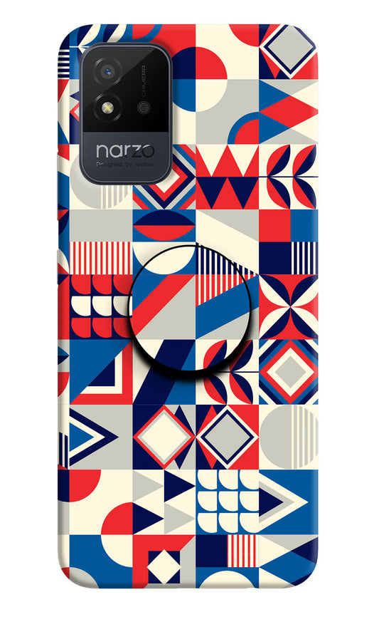 Colorful Pattern Realme Narzo 50i Pop Case