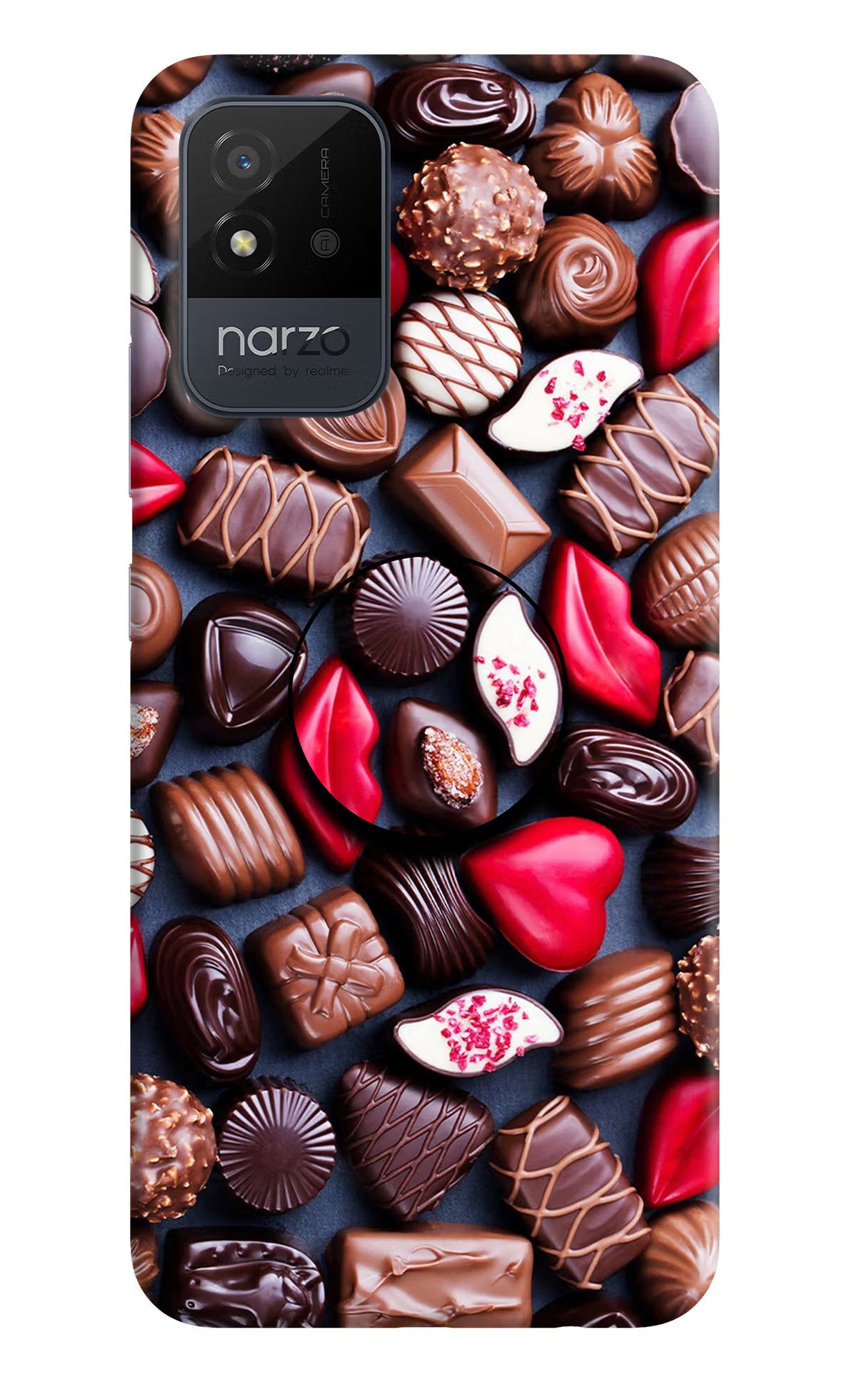Chocolates Realme Narzo 50i Pop Case