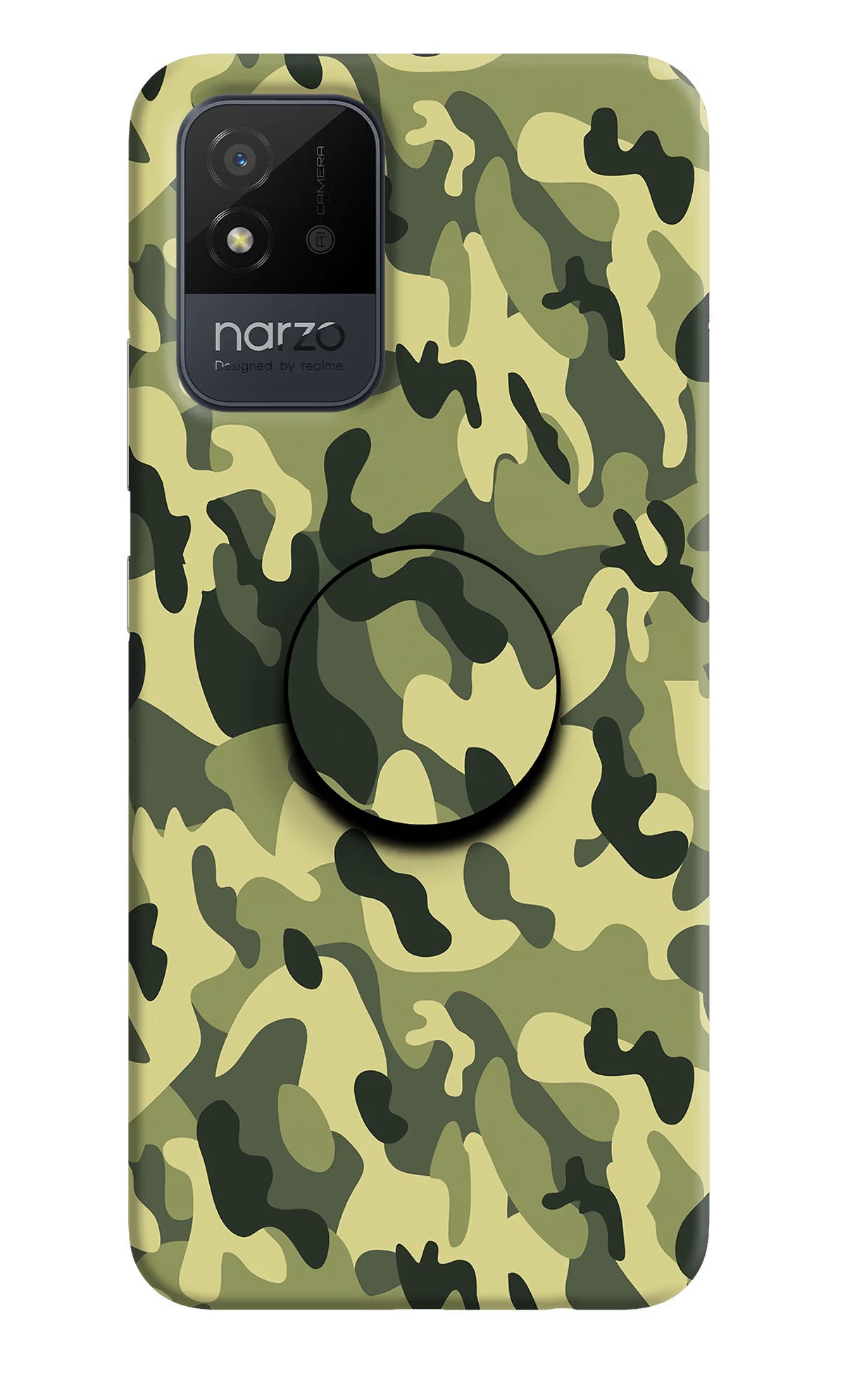 Camouflage Realme Narzo 50i Pop Case