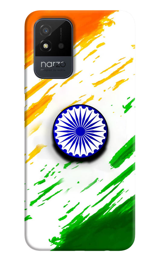 Indian Flag Ashoka Chakra Realme Narzo 50i Pop Case