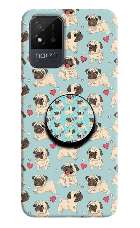Pug Dog Realme Narzo 50i Pop Case