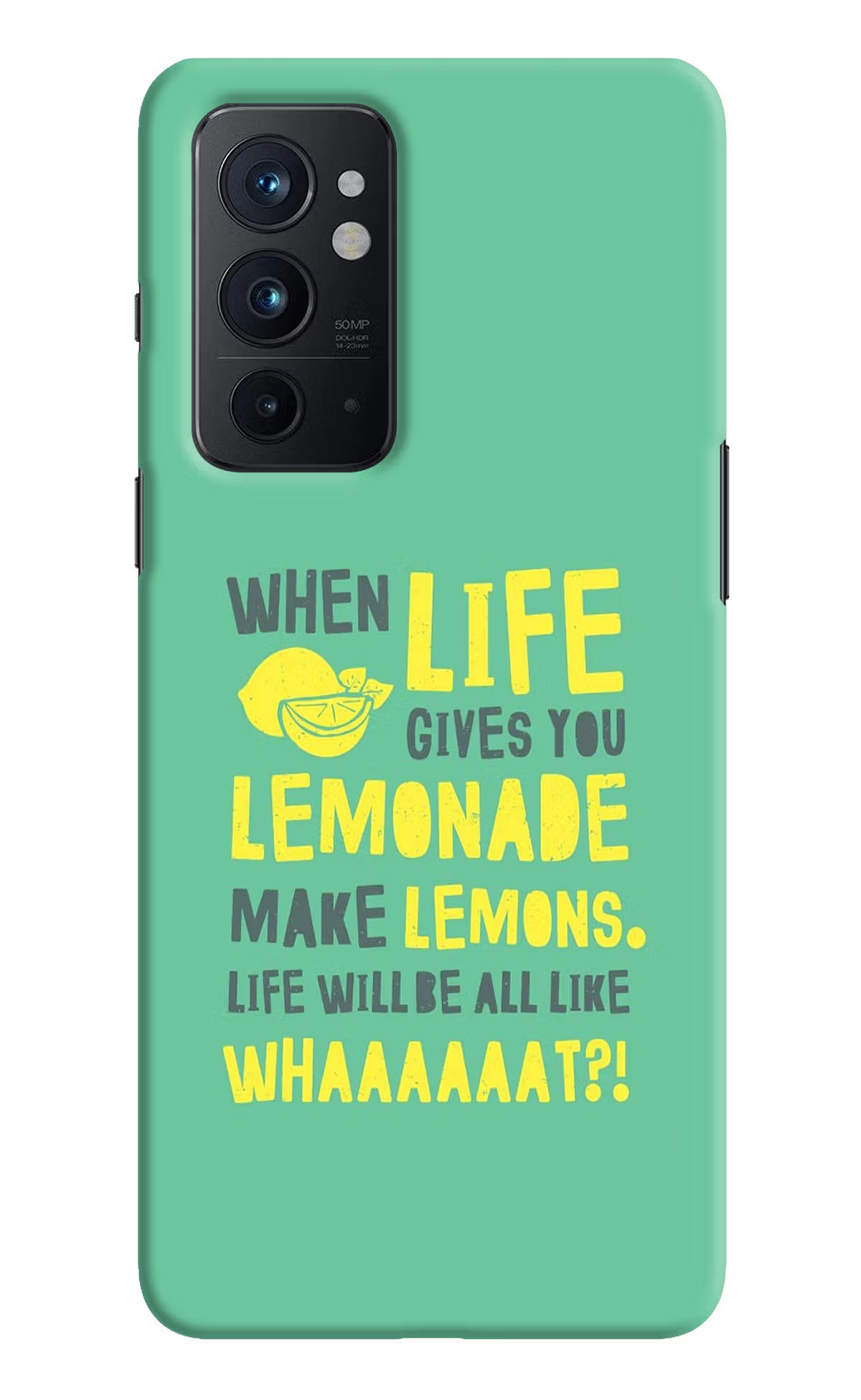 Quote Oneplus 9RT Hard Case Back Cover by Casekaro