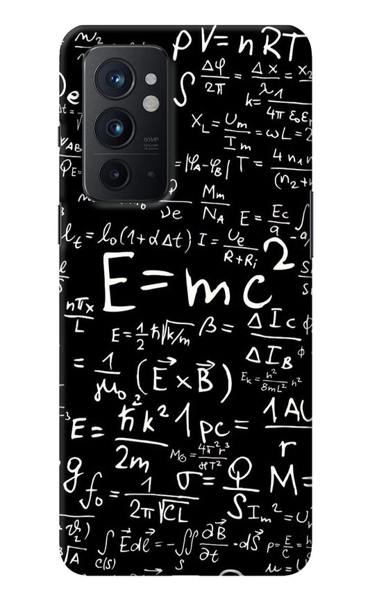 Physics Albert Einstein Formula Oneplus 9RT Back Cover