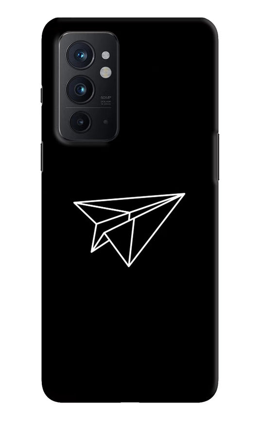 Paper Plane White Oneplus 9RT Hard Case Back Cover by Casekaro