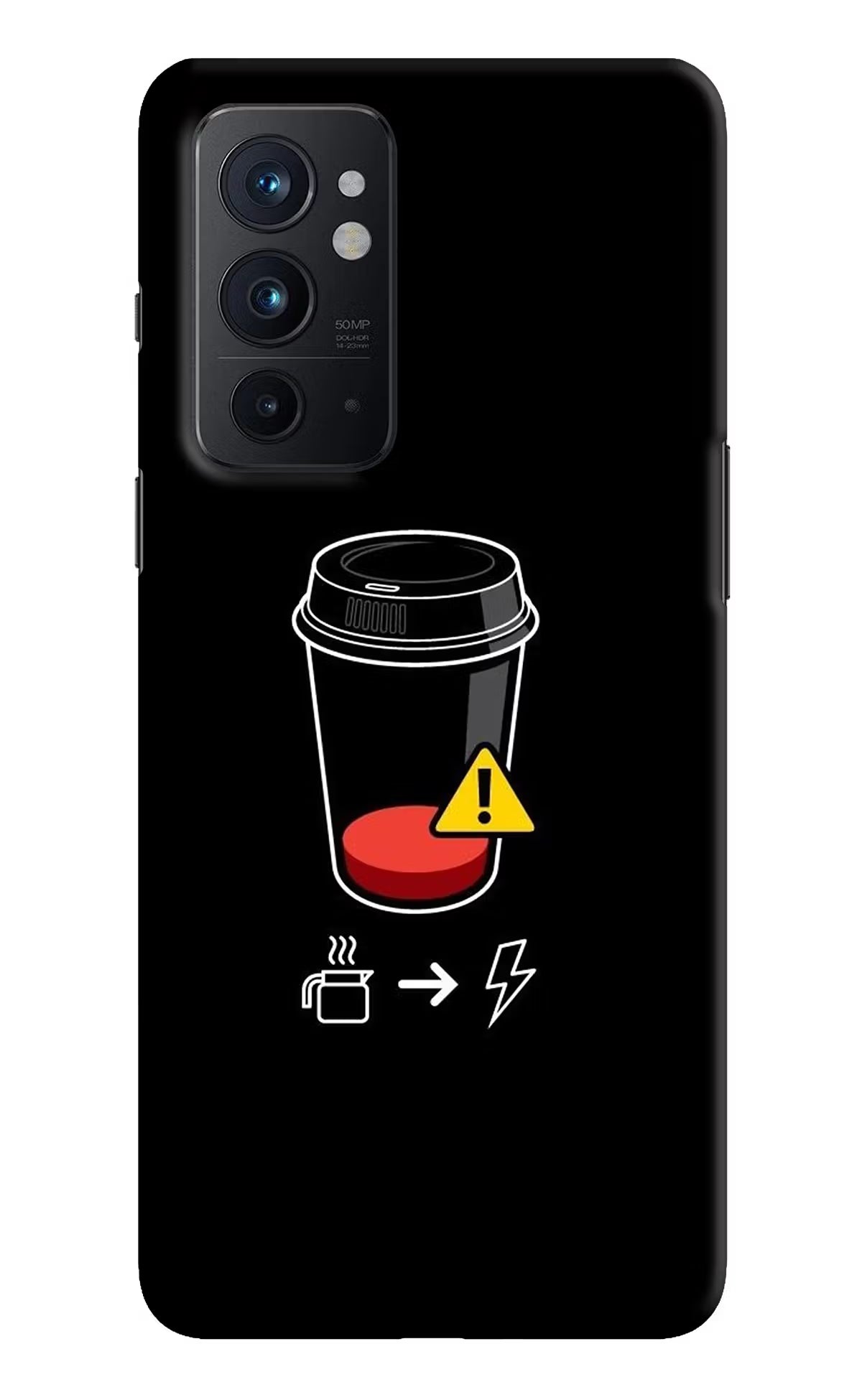 Coffee Oneplus 9RT Hard Case Back Cover by Casekaro