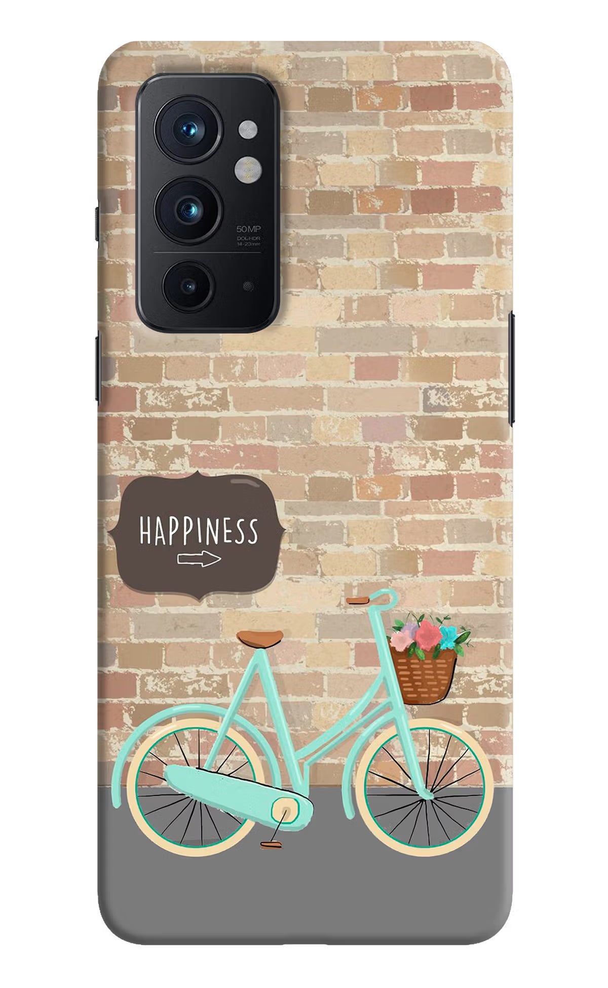 Happiness Artwork Oneplus 9RT Hard Case Back Cover by Casekaro