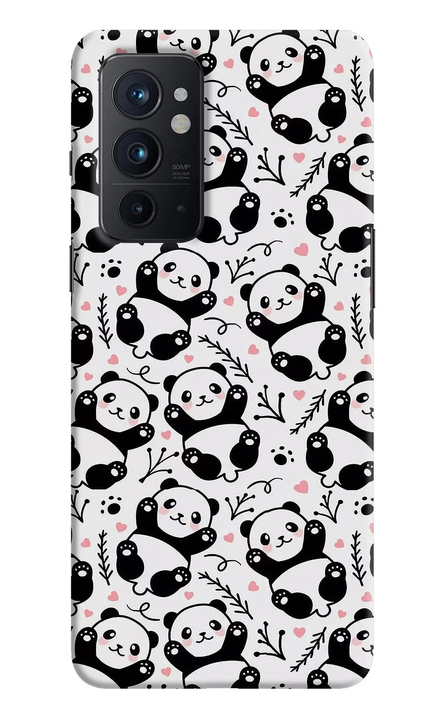 Cute Panda Oneplus 9RT Back Cover, Hard case