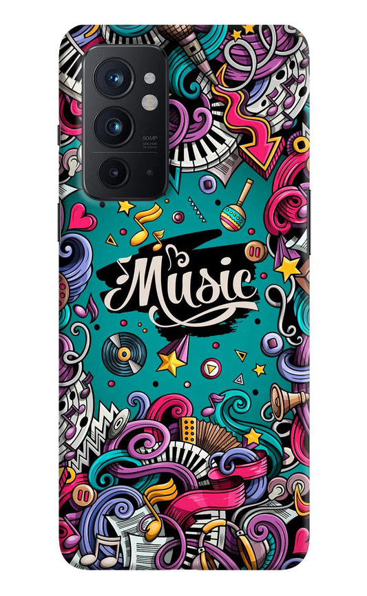 Music Graffiti Oneplus 9RT Hard Case Back Cover by Casekaro