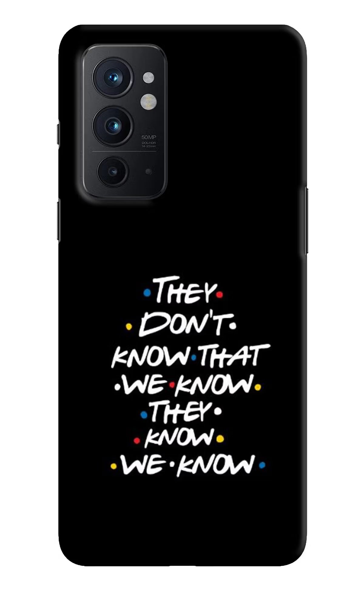 FRIENDS Dialogue Oneplus 9RT Hard Case Back Cover by Casekaro