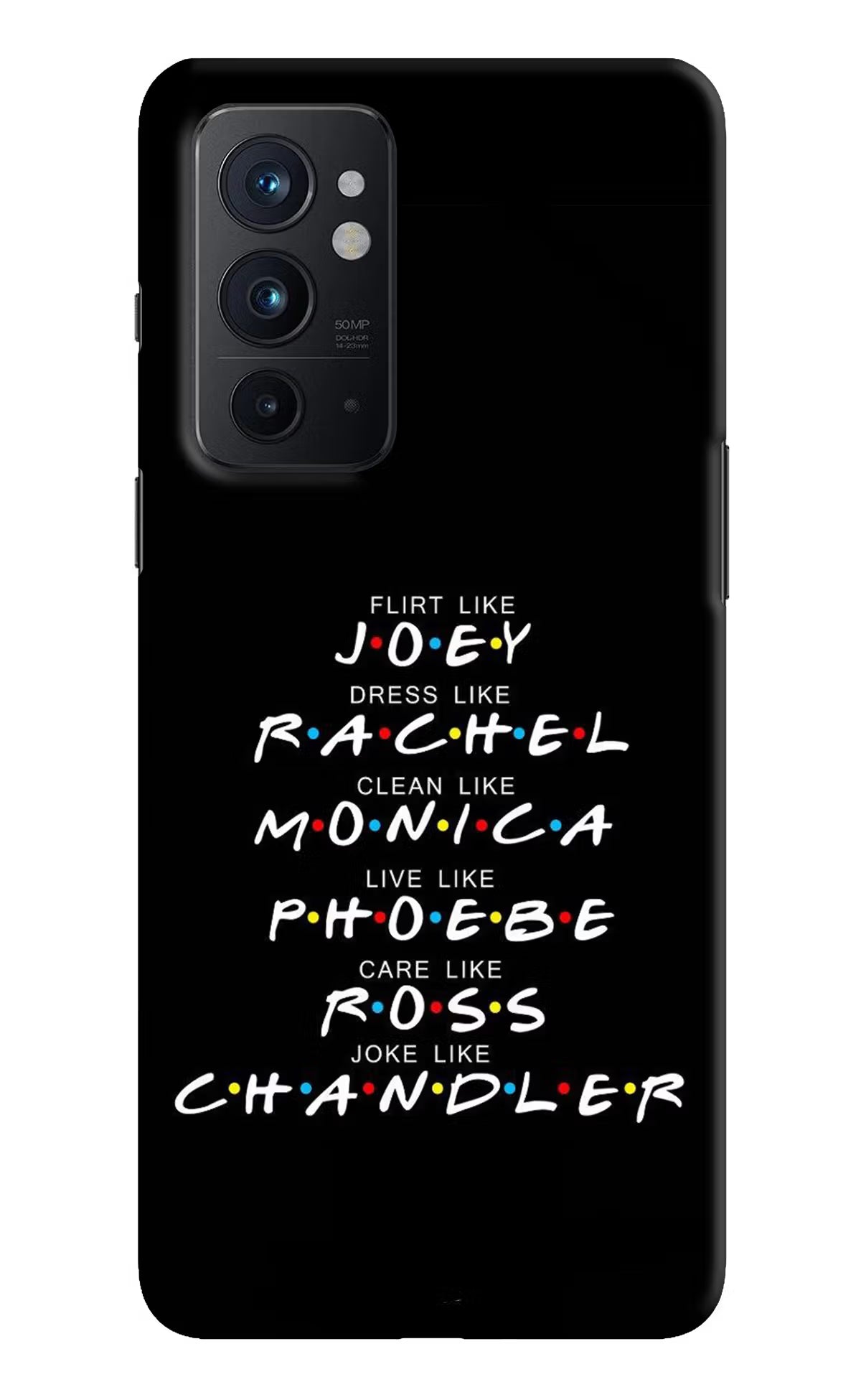 FRIENDS Character Oneplus 9RT Hard Case Back Cover by Casekaro