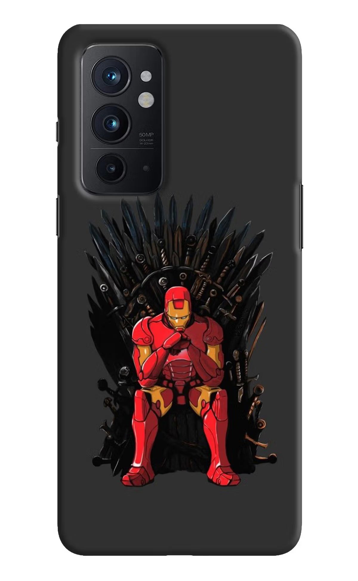 Ironman Throne Oneplus 9RT Hard Case Back Cover by Casekaro