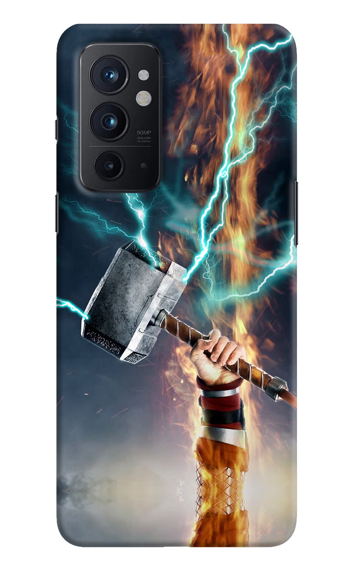 Thor Hammer Mjolnir Oneplus 9RT Hard Case Back Cover by Casekaro