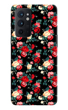 Rose Pattern Oneplus 9RT Hard Case Back Cover by Casekaro