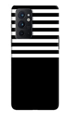 Black and White Print Oneplus 9RT Hard Case Back Cover by Casekaro