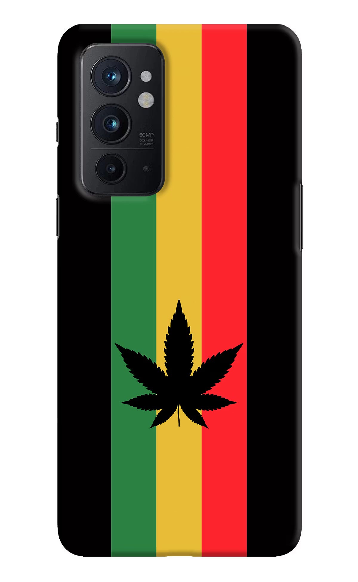 Weed Flag Oneplus 9RT Hard Case Back Cover by Casekaro