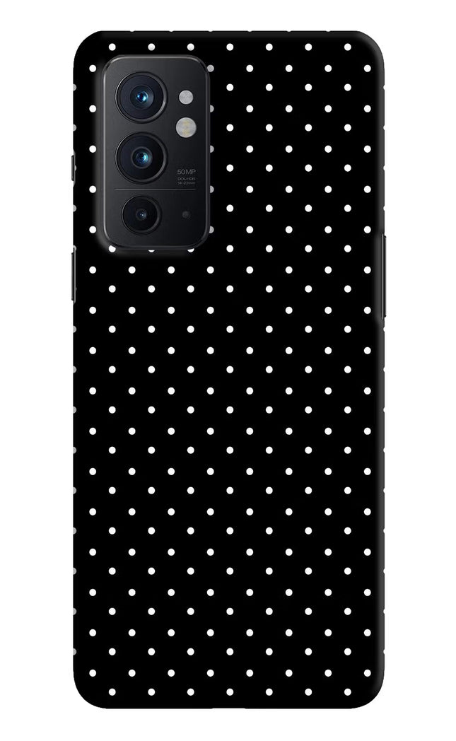 White Dots Oneplus 9RT Hard Case Back Cover by Casekaro