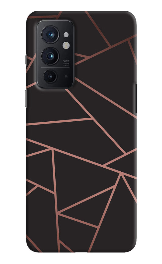 Geometric Pattern Oneplus 9RT Hard Case Back Cover by Casekaro