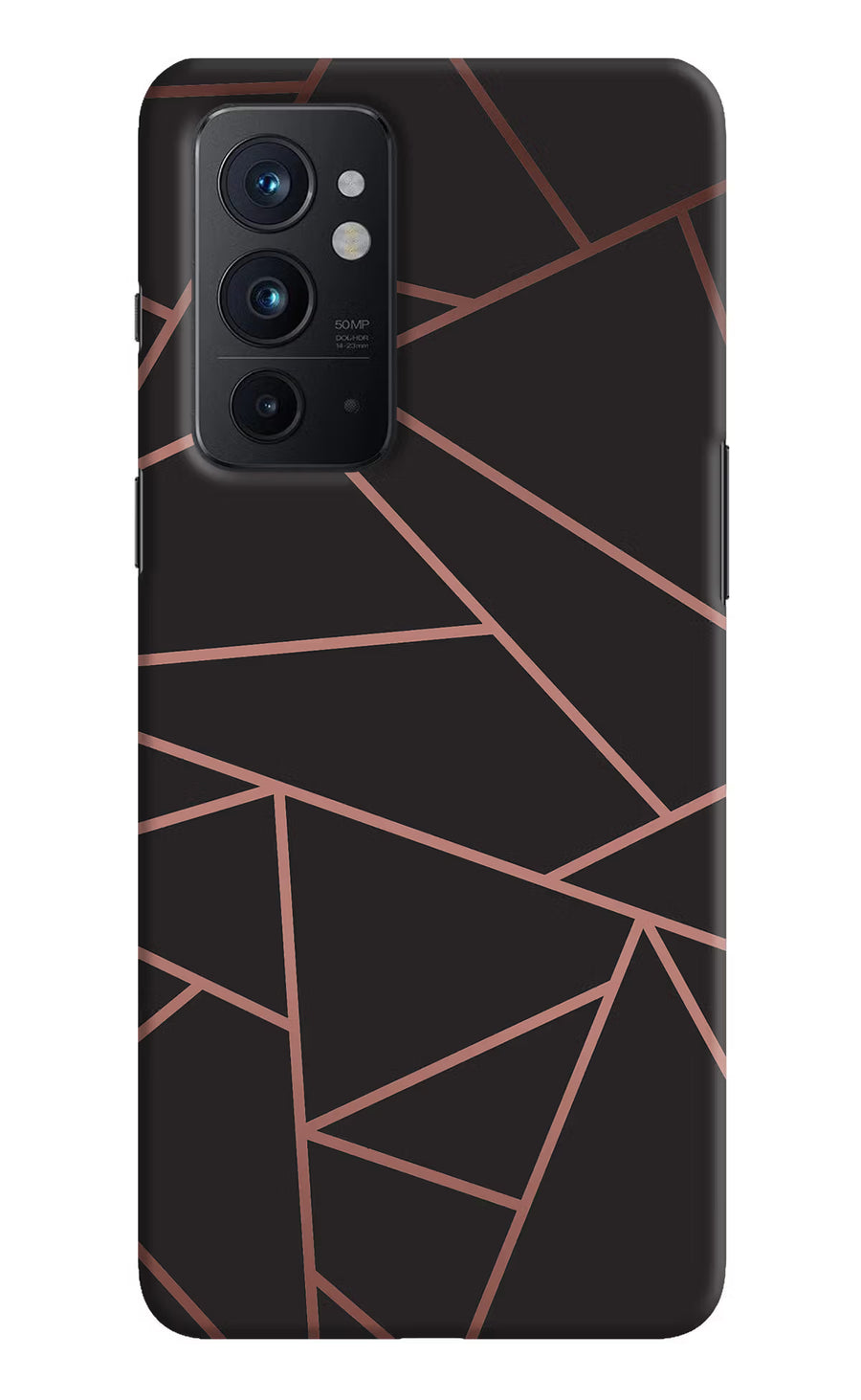 Geometric Pattern Oneplus 9RT Back Cover, Hard case
