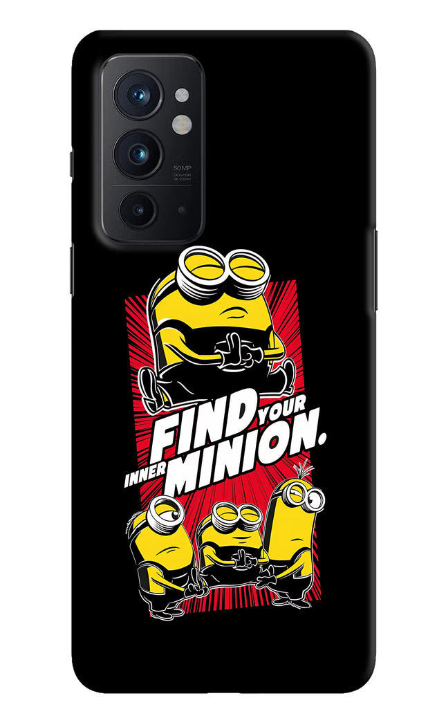 Find your inner Minion Oneplus 9RT Hard Case Back Cover by Casekaro