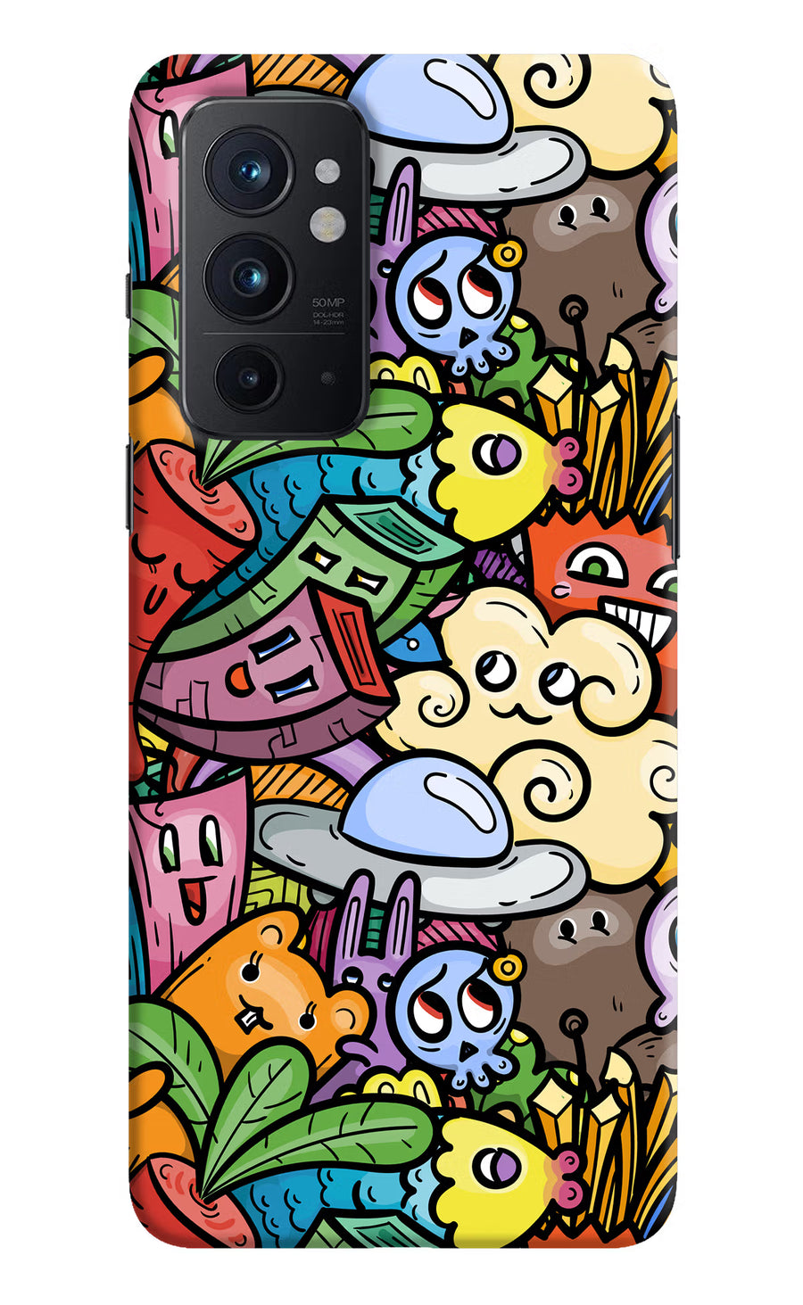 Veggie Doodle Oneplus 9RT Back Cover, Hard case